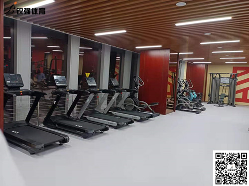 旺财28完成的济南某部门单位健身房